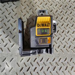 HOUSTON LOCATION - AS-IS (APPEARS LIKE NEW) DEWALT 12V MAX 3 X 360 Degrees Green Line Laser DW089LG