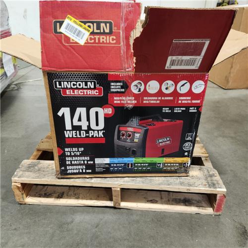 Dallas Location - As-Is Lincoln Electric Weld-Pak 140 Amp MIG