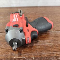 AS-IS Milwaukee M12 FUEL Brushless Cordless Stubby 3/8 in. Impact Wrench (Tool-Only)