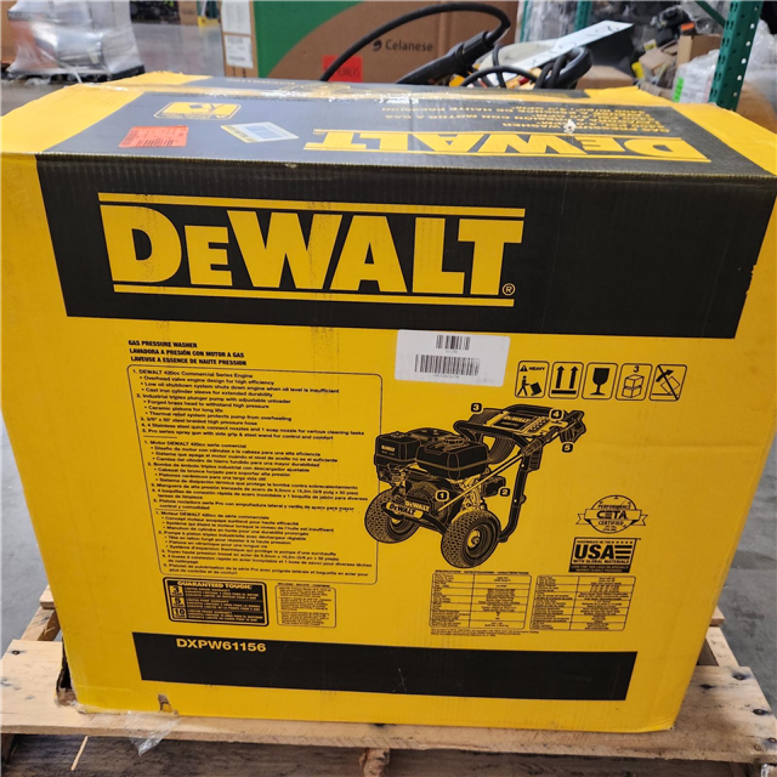 Dallas Location - As-Is DXPW61156 DeWalt 4400 PSI Gas Pressure