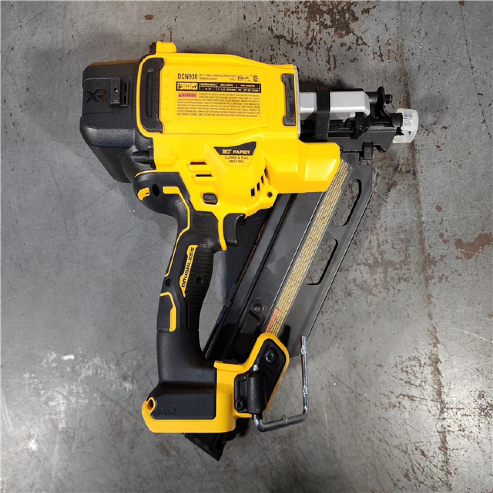 HOUSTON LOCATION - AS-IS DEWALT 20-Volt 30Â° Cordless Framing Nailer (Tool-Only)