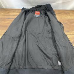 AS IS Milwaukee 306B-21L 12V Heated Hoodie Kit Black (Large) with 2.0Ah Lithium Ion Battery & Charger