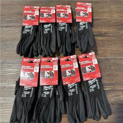 California NEW Milwaukee Nitrile Dipped Gloves Cut Level 1, Size 8/Med  8 pairs