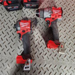 HOUSTON LOCATION - AS-IS Milwaukee M18 FUEL 18V Lithium-Ion Brushless Cordless Hammer Drill and Impact Driver Combo Kit (2-Tool) with 2 Batteries