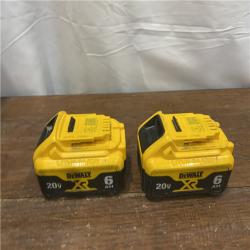 AS-ISDEWALT DCB206-2 6.0Ah 20V MAX Battery (2 Pack)