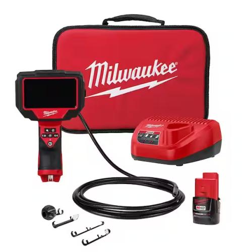 NEW! - Milwaukee M12 12V Lithium-Ion Corldless M-SPECTOR 360-Degree 10 ft. Inspection Camera Kit