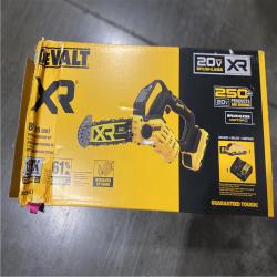 LIKE NEW! - DEWALT 20V MAX 8 in. Brushless Cordless Battery Powered Pruning Chainsaw Kit with (1) 3 Ah Battery & Charger