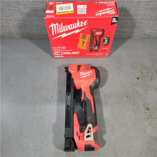 HOUSTON LOCATION - AS-IS Milwaukee M12 Cable Stapler (TOOL ONLY)