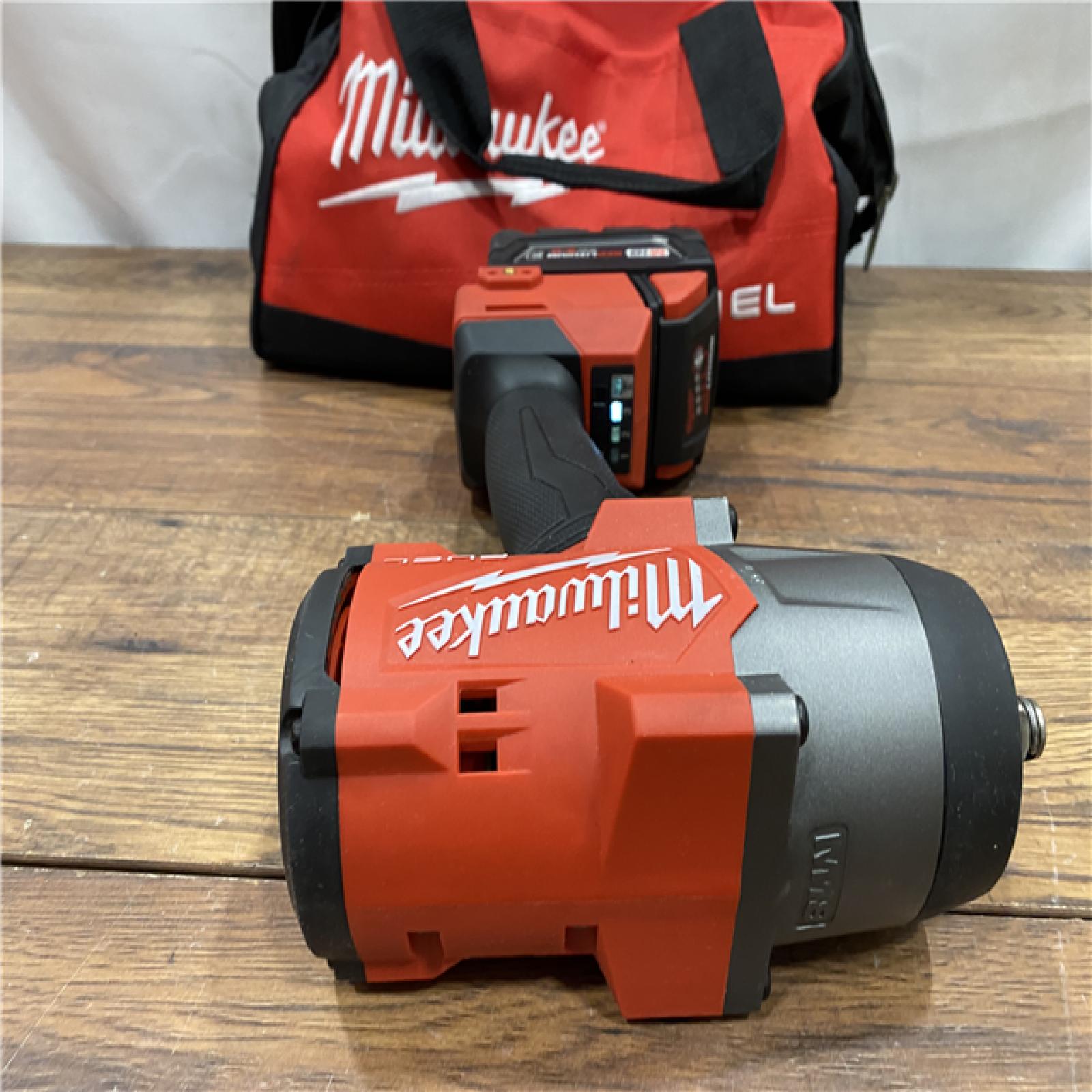 AS IS Milwaukee M18 1/2 in. Cordless Brushless High Torque Impact Wrench Kit (Battery & Charger)