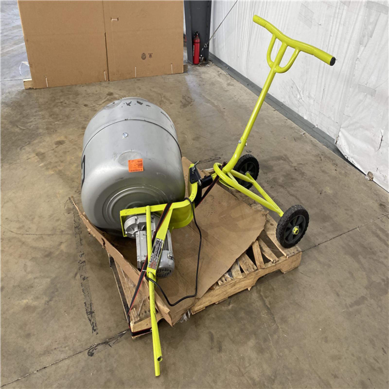 Houston Location - AS-IS Ryobi 5.0 cu. ft. Portable Concrete Mixer