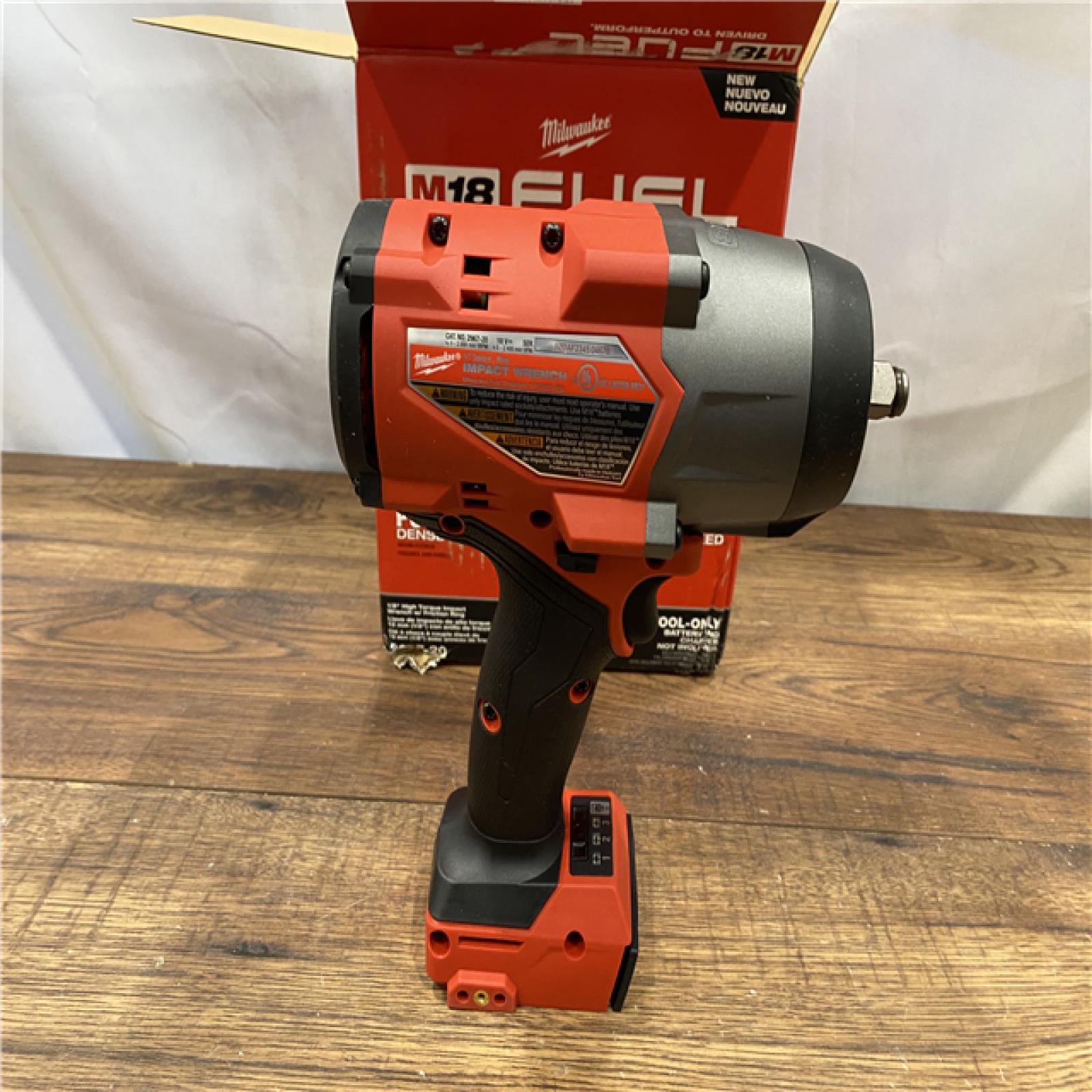 AS IS Milwaukee M18 FUEL 18V Lithium-Ion Brushless Cordless 1/2 in. Impact Wrench with Friction Ring (Tool-Only)