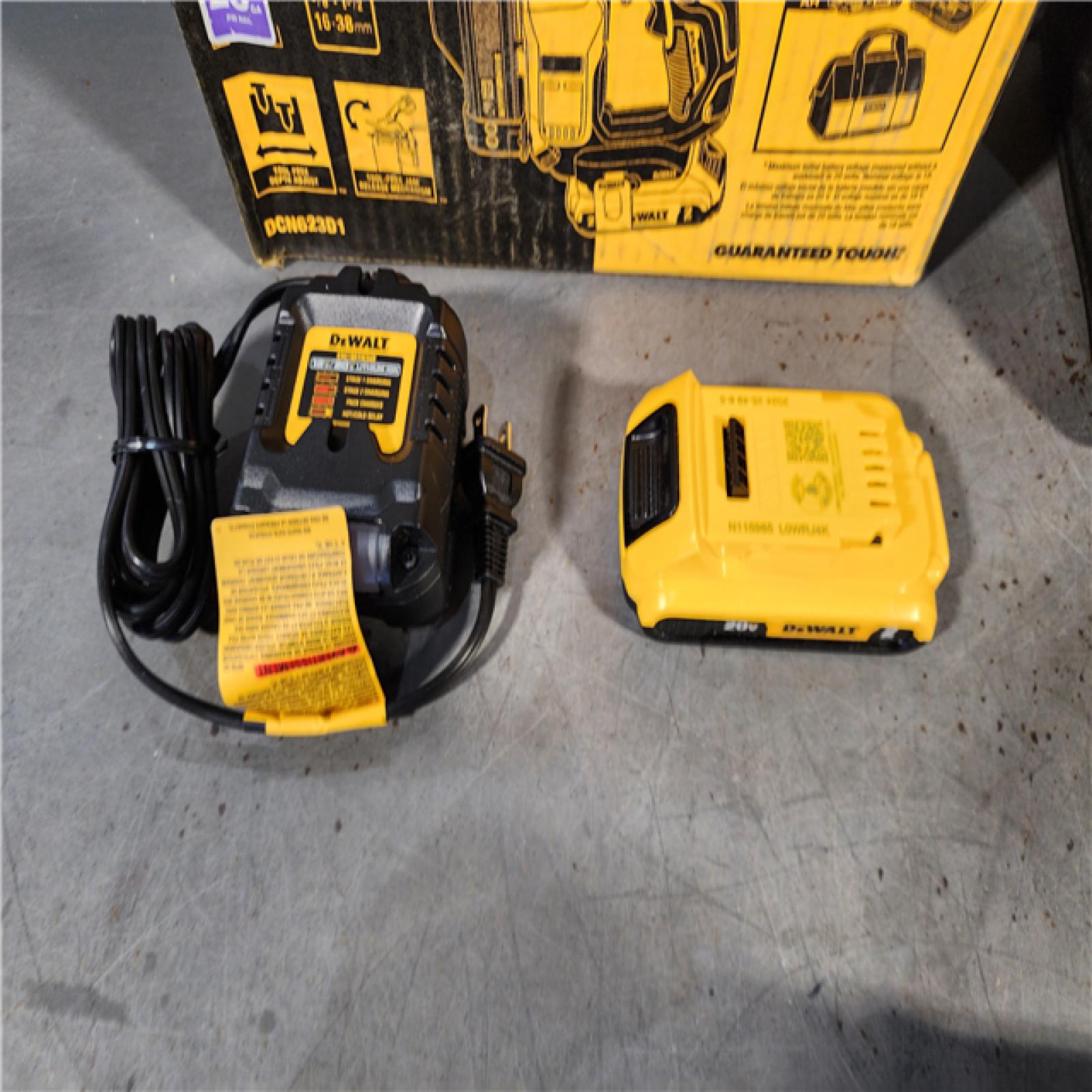 HOUSTON LOCATION - AS-IS DEWALT ATOMIC 20V MAX Lithium Ion Cordless 23 Gauge Pin Nailer Kit with 2.0Ah Battery and Charger