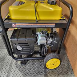 HOUSTON LOCATION - AS-IS Champion Power Equipment 4550/3650-Watt Electric Start Gas and Propane Dual Fuel Powered RV Ready Portable Generator