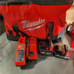 HOUSTON LOCATION - AS-IS Milwaukee M18 18-Volt Lithium-Ion Cordless Combo Tool Kit (5-Tool) with (1) 3.0Ah and (1) 1.5Ah Battery, (1) Charger, (1) Tool Bag