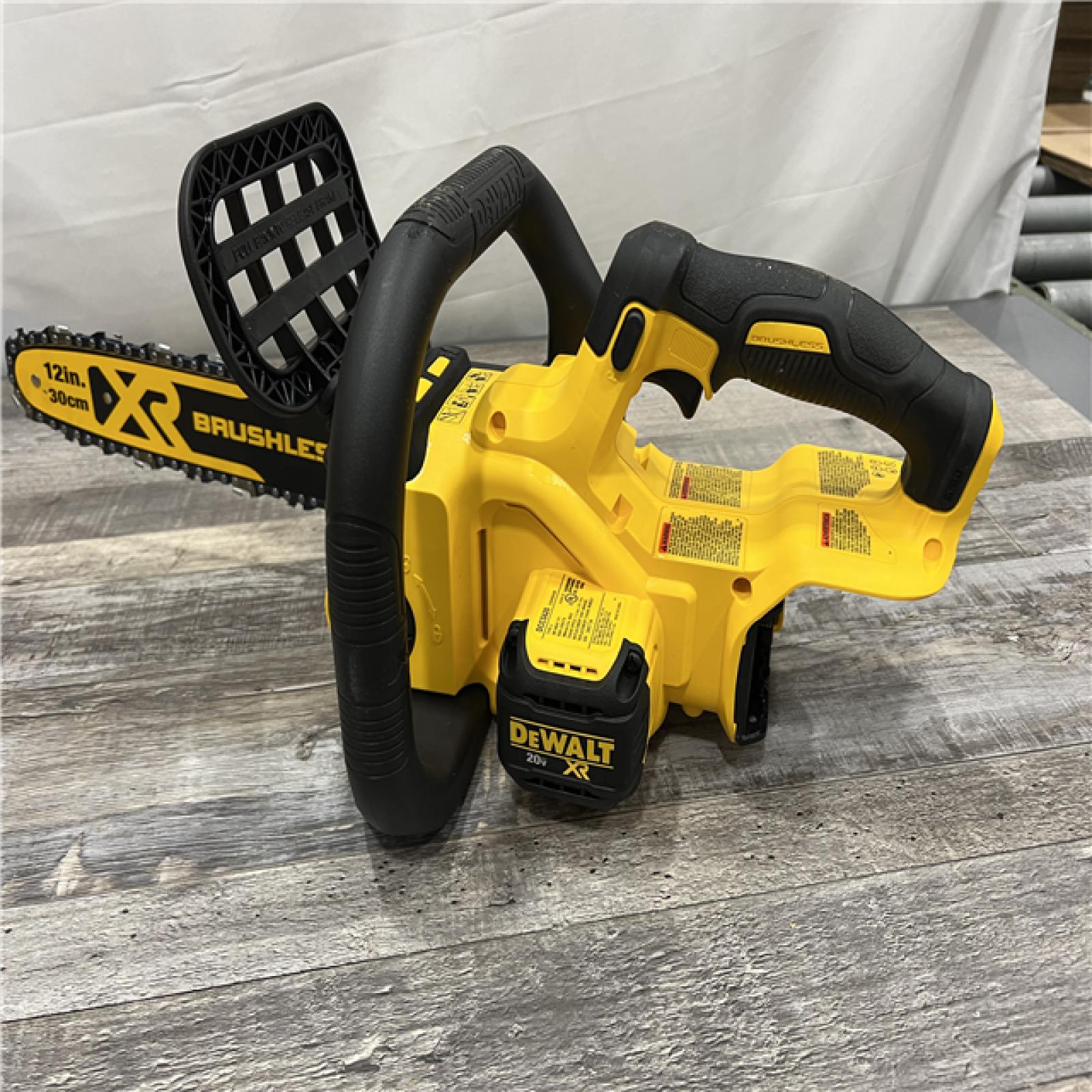 AS-IS Dewalt 12 in. 20V Battery Powered Chainsaw