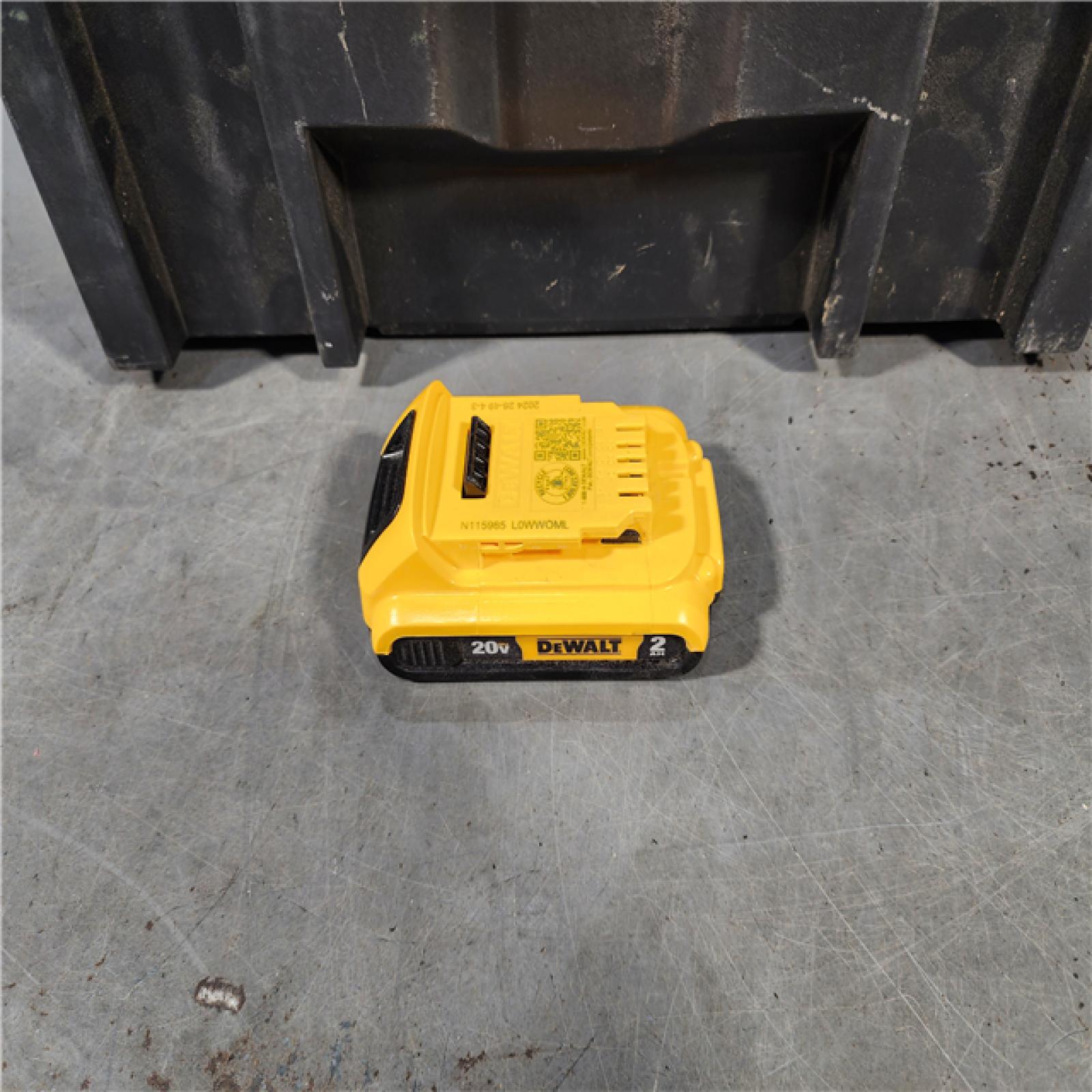 HOUSTON LOCATION - AS-IS DEWALT 20V MAX Lithium-Ion 200 Ft. Red Self Leveling Rotary Laser Level with Detector, 2.0Ah Battery, Charger, and TSTAK Case