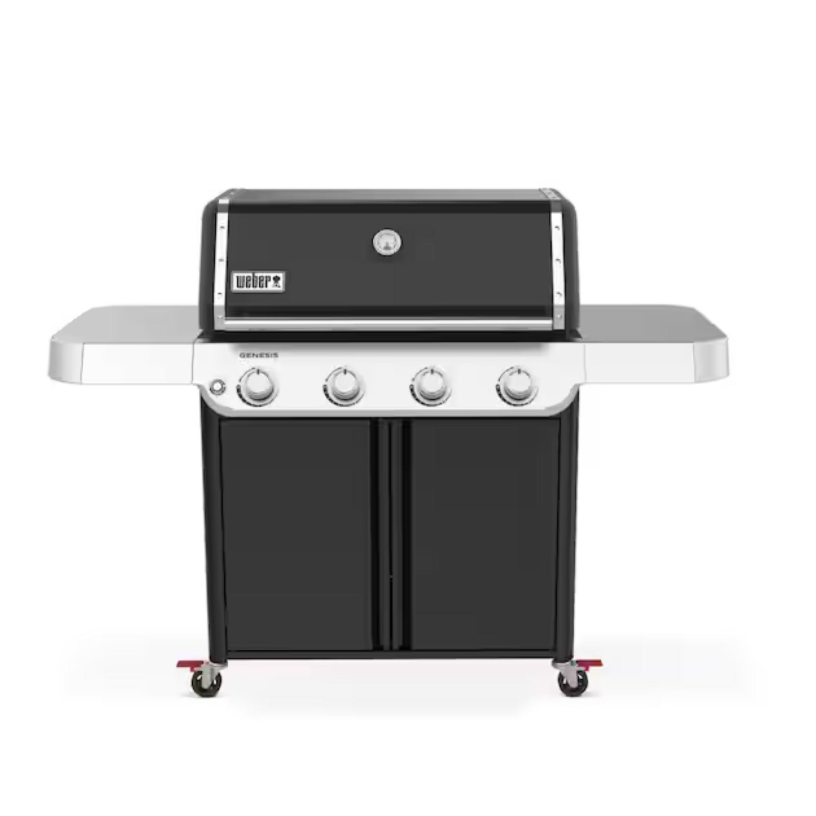 DALLAS LOCATION - Weber Genesis E-415 4-Burner Liquid Propane Gas Grill in Black