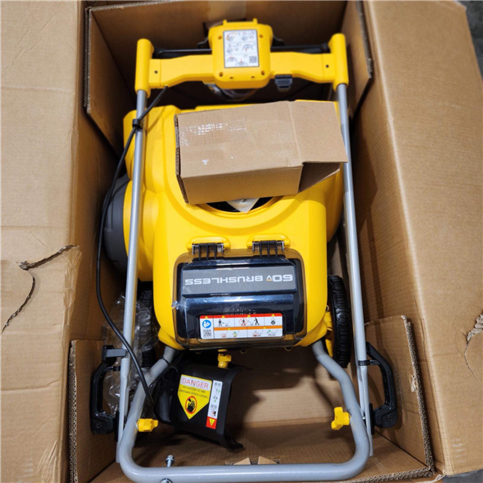 Dallas Location - As-Is DEWALT 60-Volt 21 in. Snow Blower with Two 12.0 ...