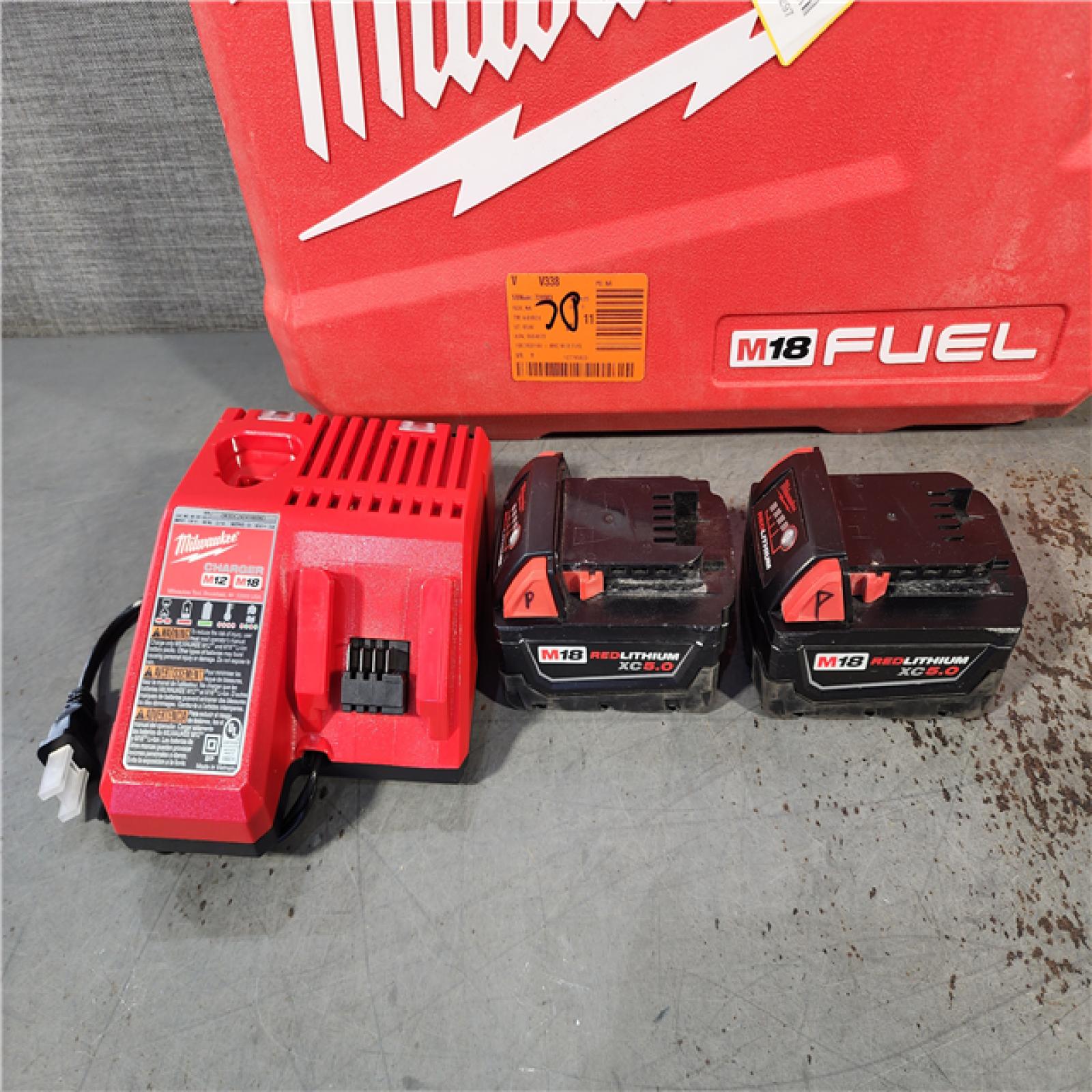 HOUSTON LOCATION - AS-IS M18 FUEL 18V Lithium-Ion Brushless Cordless Hammer Drill and Impact Driver Combo Kit (2-Tool) with 2 Batteries