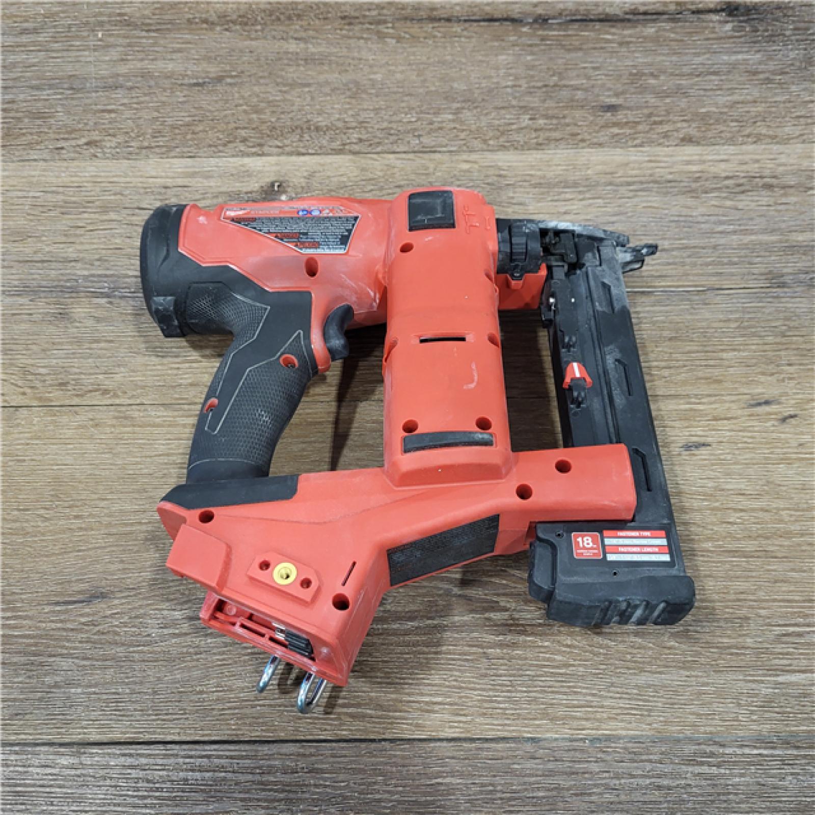 AS-IS M18 FUEL 18-Volt Lithium-Ion Brushless Cordless 18-Gauge 1/4 in. Narrow Crown Stapler (Tool-Only)