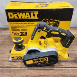 AS-IS DEWALT 20-Volt MAX XR Lithium-Ion Cordless Brushless 3-1/4 in. Planer (Tool-Only)