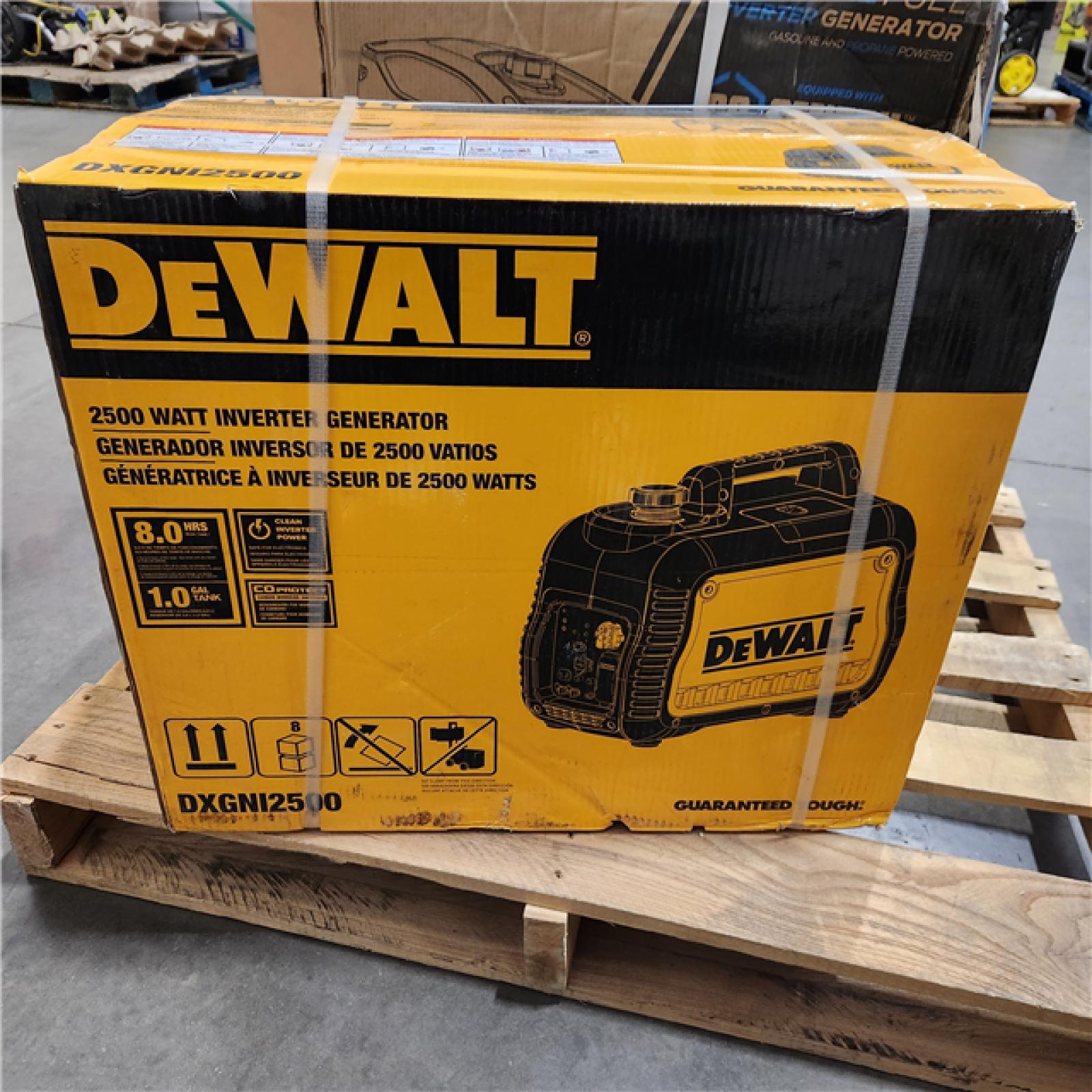 Dallas Location - NEW- DEWALT 2500w Gasoline Inverter Generator