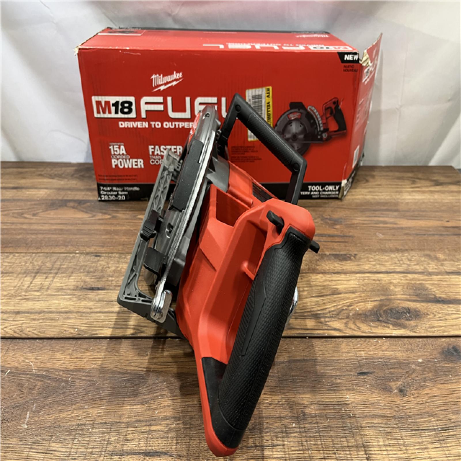 AS IS Milwaukee 2830-20 Rear Handle Circular Saw M18 FUEL 7-1/4  Cordless Brushless Tool Only