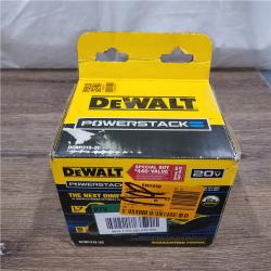 AS-IS DeWalt 20V MAX POWERSTACK DCBP315-2C Lithium-Ion 1.7Ah and 5Ah Battery and Charger Starter Kit 3 Pc