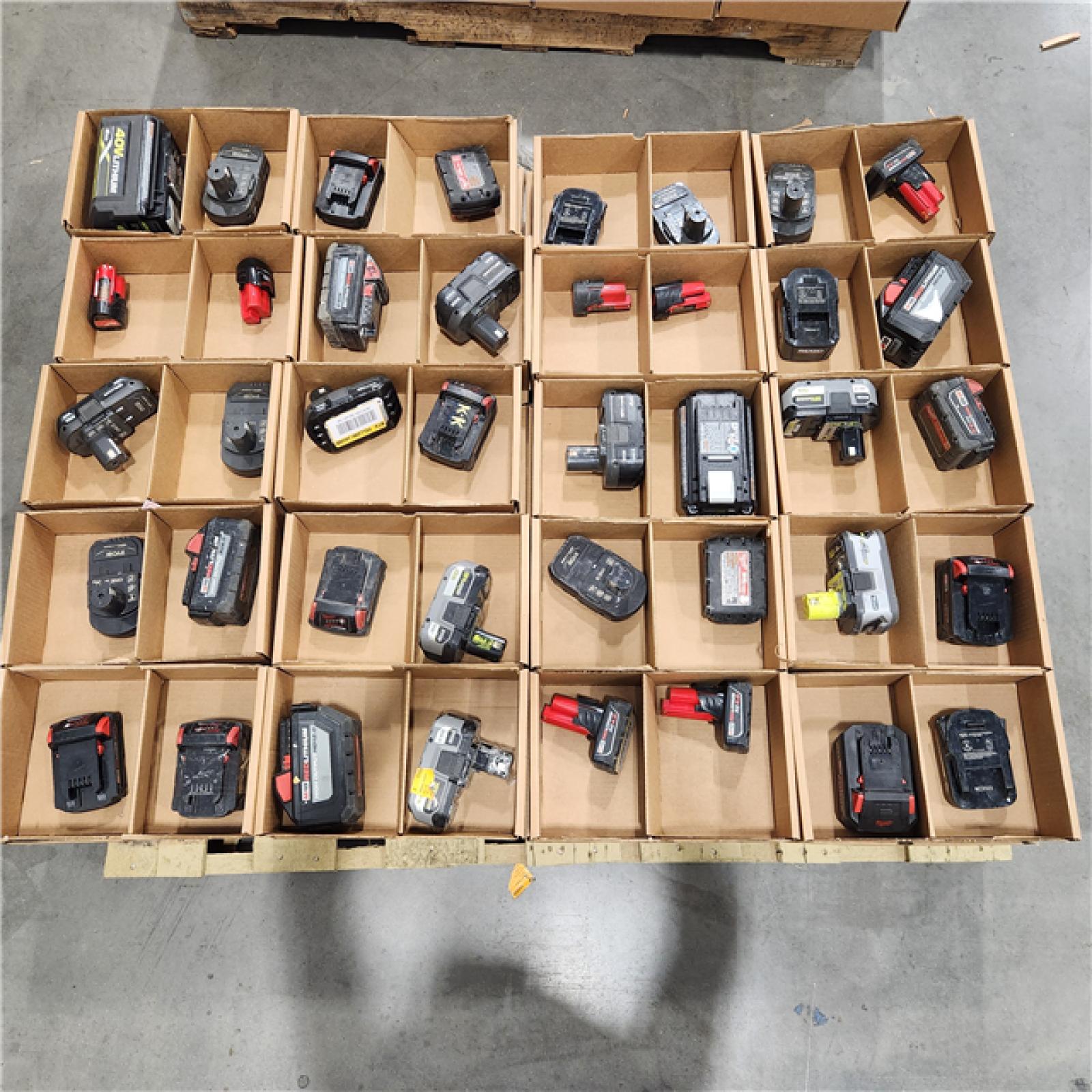 DALLAS LOCATION - AS-IS BATTERY PALLET