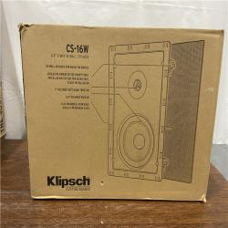 NEW! Klipsch CS-16W In Wall Speaker