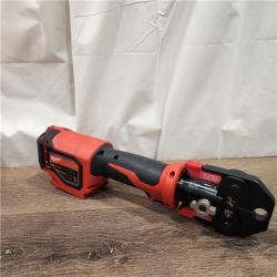 AS-IS M18 18V Lithium-Ion Cordless Short Throw Press Tool Kit with 3 PEX Crimp Jaws (2) 2.0 Ah Batteries and Charger