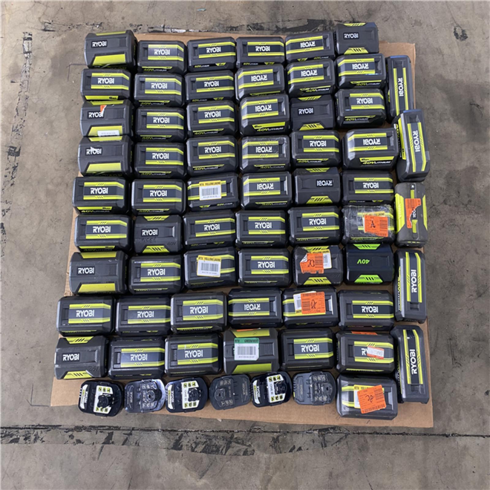 Houston Location - AS-IS Tool Pallet batteries