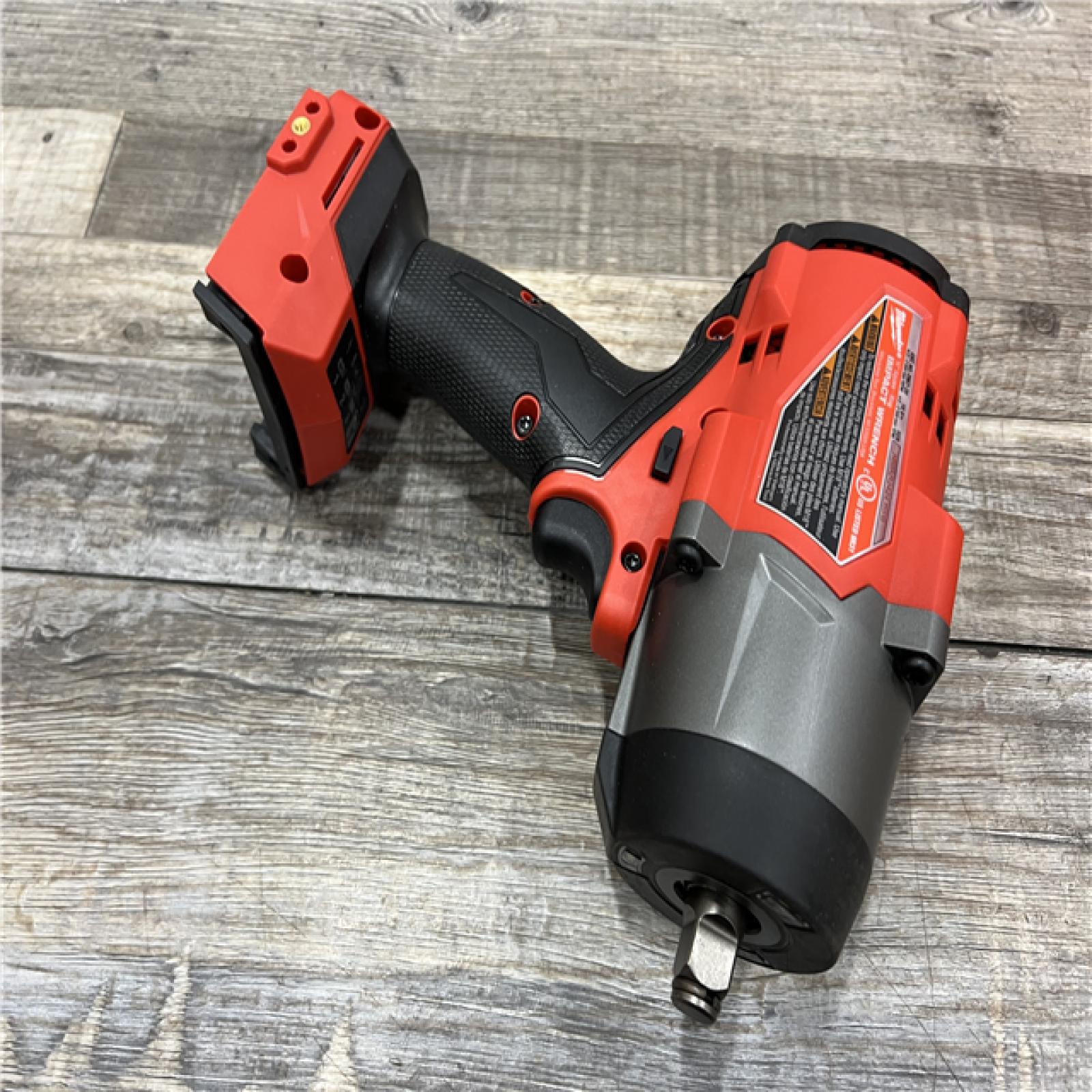 AS-IS Milwaukee M18 1/2 in. Cordless Brushless High Torque Impact Wrench Kit (Battery & Charger)