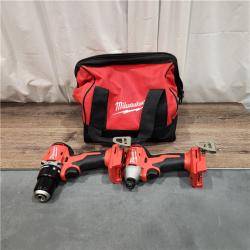 AS IS  Milwaukee M18 Compact Brushless 2-Tool Combo Kit