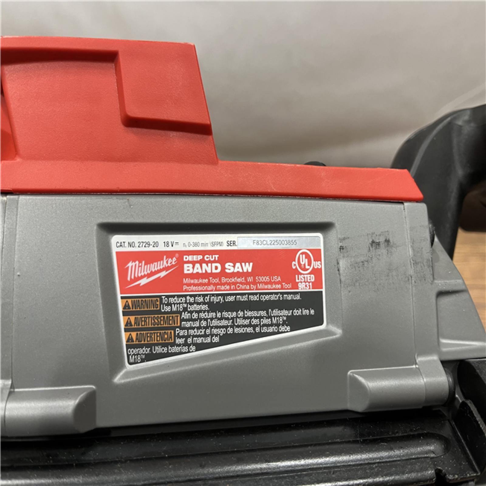 AS-IS Milwaukee  M18 Fuel 18V Cordless Brushless Band Saw ( TOOL ONLY )