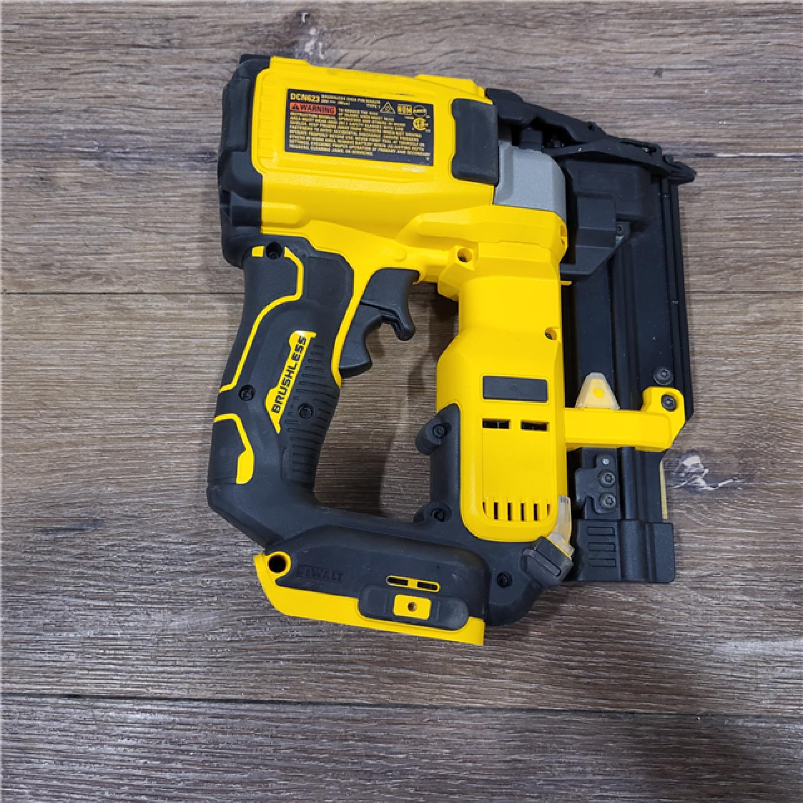 AS-IS DeWalt 20V MAX 23 Ga. Cordless Compact Pin Nailer Tool Only 20 V