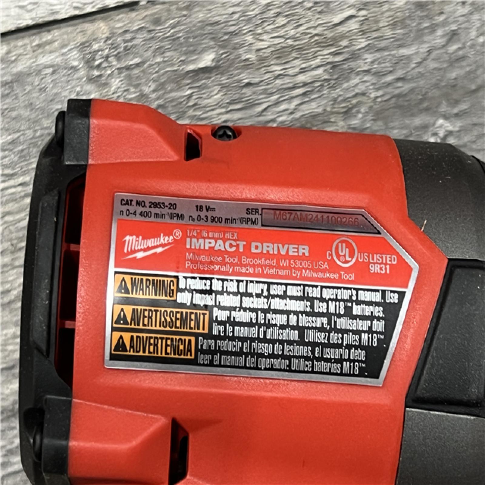 AS-IS Milwaukee M18 FUEL 18V Lithium-Ion Brushless Cordless Combo Kit with Two 5.0 Ah Batteries  1 Charger  2 Tool Bags (7-Tool)