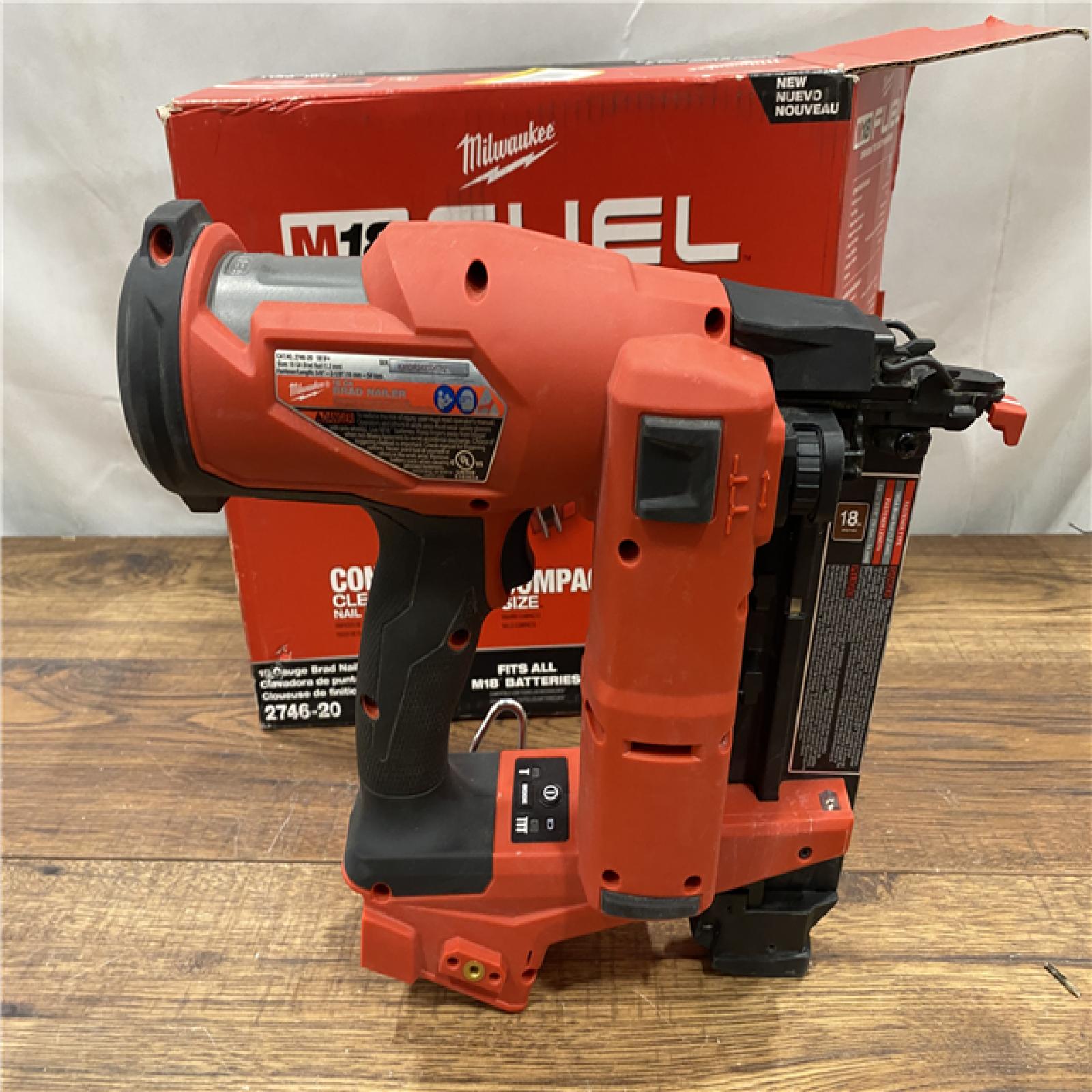 AS IS Milwaukee M18 FUEL 18 Gauge Brad Nailer