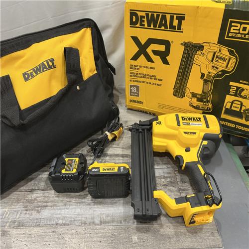 AS-IS DEWALT 20V MAX XR 18 Gauge Brad Nailer Kit