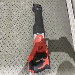 Houston location AS-IS Milwaukee M18 Fuel 18V Brushless Super Sawzall Reciprocating Saw 2722-20 (Bare Tool)