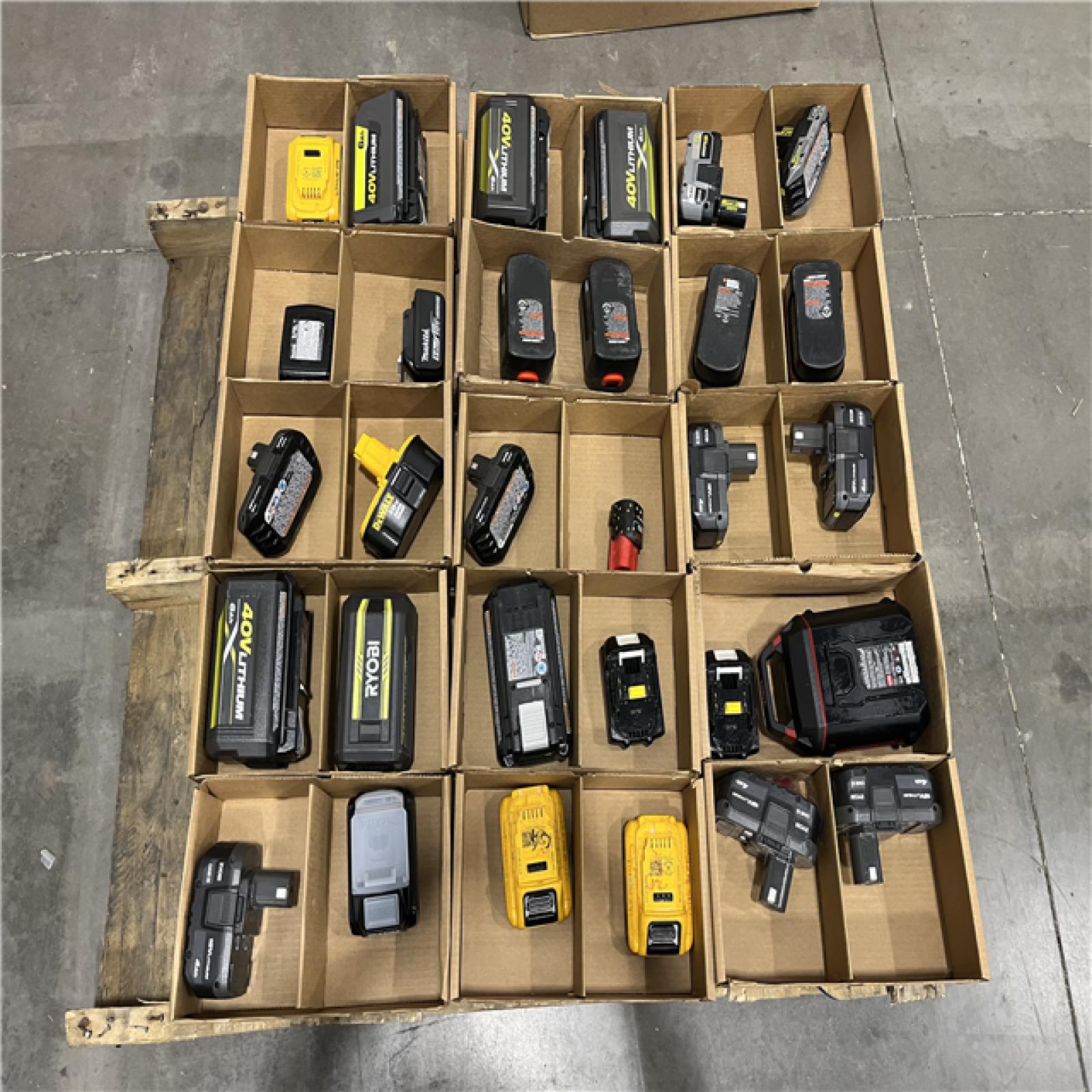 DALLAS LOCATION - AS-IS BATTERY PALLET