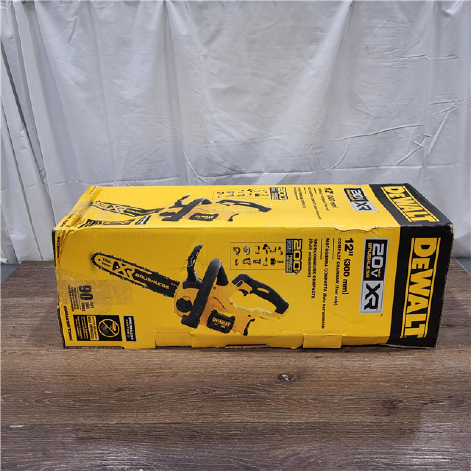 AS-IS 20V MAX 12in. Brushless Cordless Battery Powered Chainsaw (Tool Only)