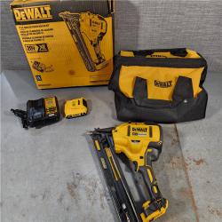 HOUSTON LOCATION - AS-IS DEWALT 20V MAX XR 15 Ga. Cordless 34 Deg Nailer 20 V