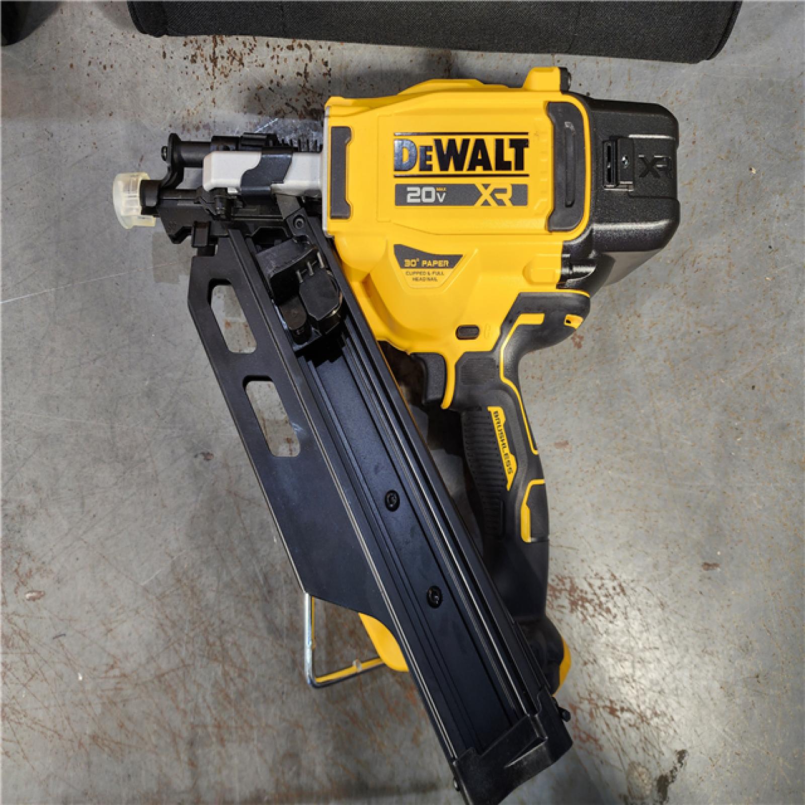 HOUSTON LOCATION - AS-IS (APPEARS LIKE NEW) DEWALT 20-Volt 30Â° Cordless Framing Nailer Kit with 5.0 Ah Lithium-Ion Battery and Charger