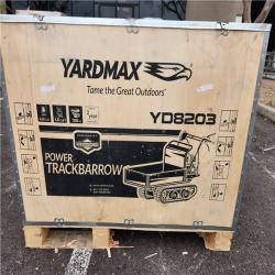 Phoenix Location NEW YARDMAX YD8203 Track Barrow - Flatbed, 660lb. Capacity, Briggs CR950, 6.5 hp, 208cc