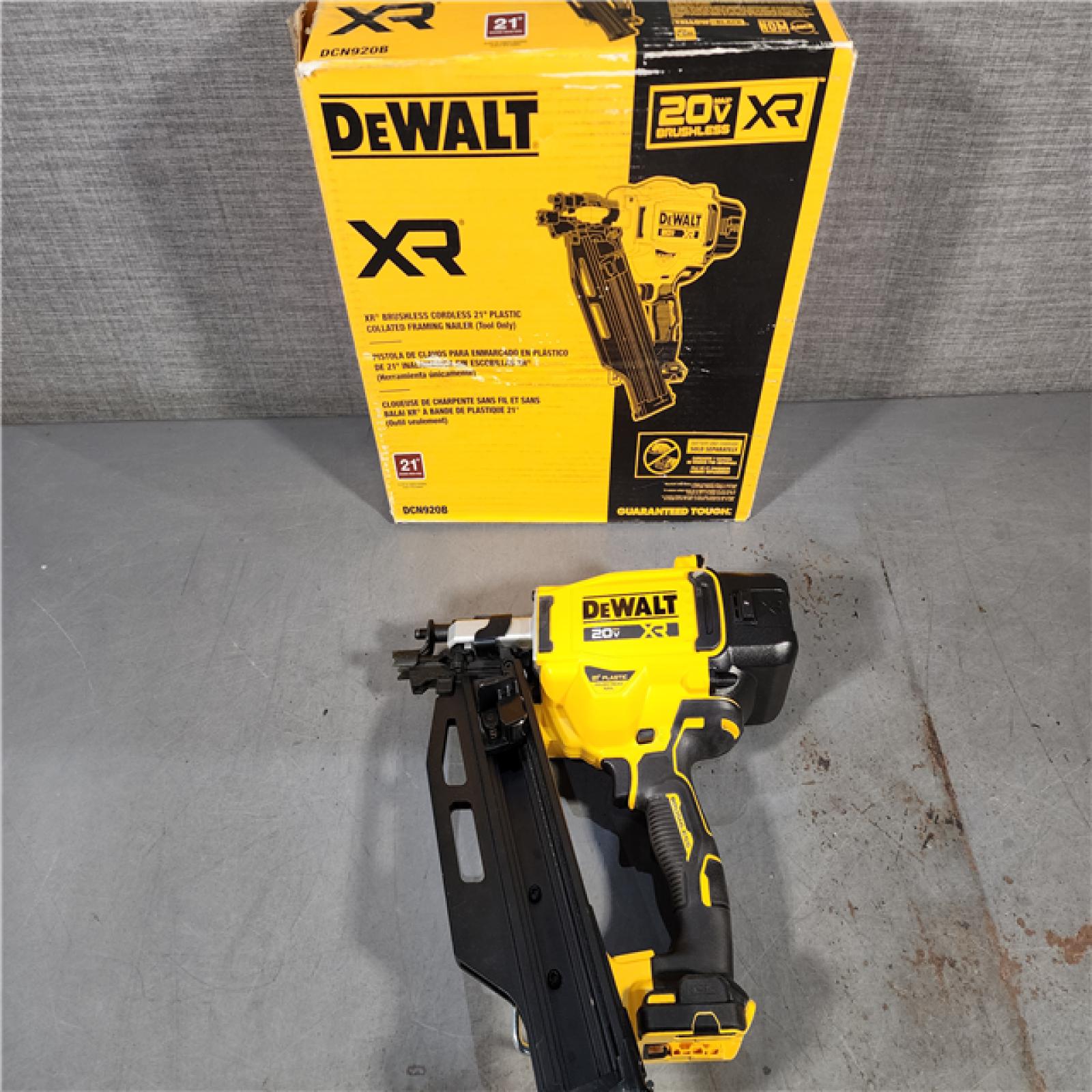 HOUSTON LOCATION - AS-IS DEWALT 20-Volt 21Â° Cordless Framing Nailer (Tool-Only)