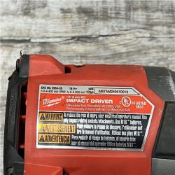 AS-IS Milwaukee 2953-20 18V Lithium-Ion Brushless Cordless 1/4   Hex Impact Driver Bare Tool  Red