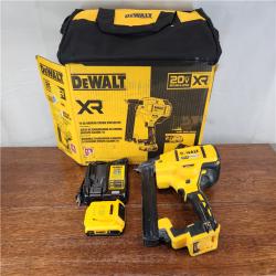 AS-IS DEWALT 20V MAX XR Brushless Cordless 18-Gauge Narrow Crown Stapler Kit