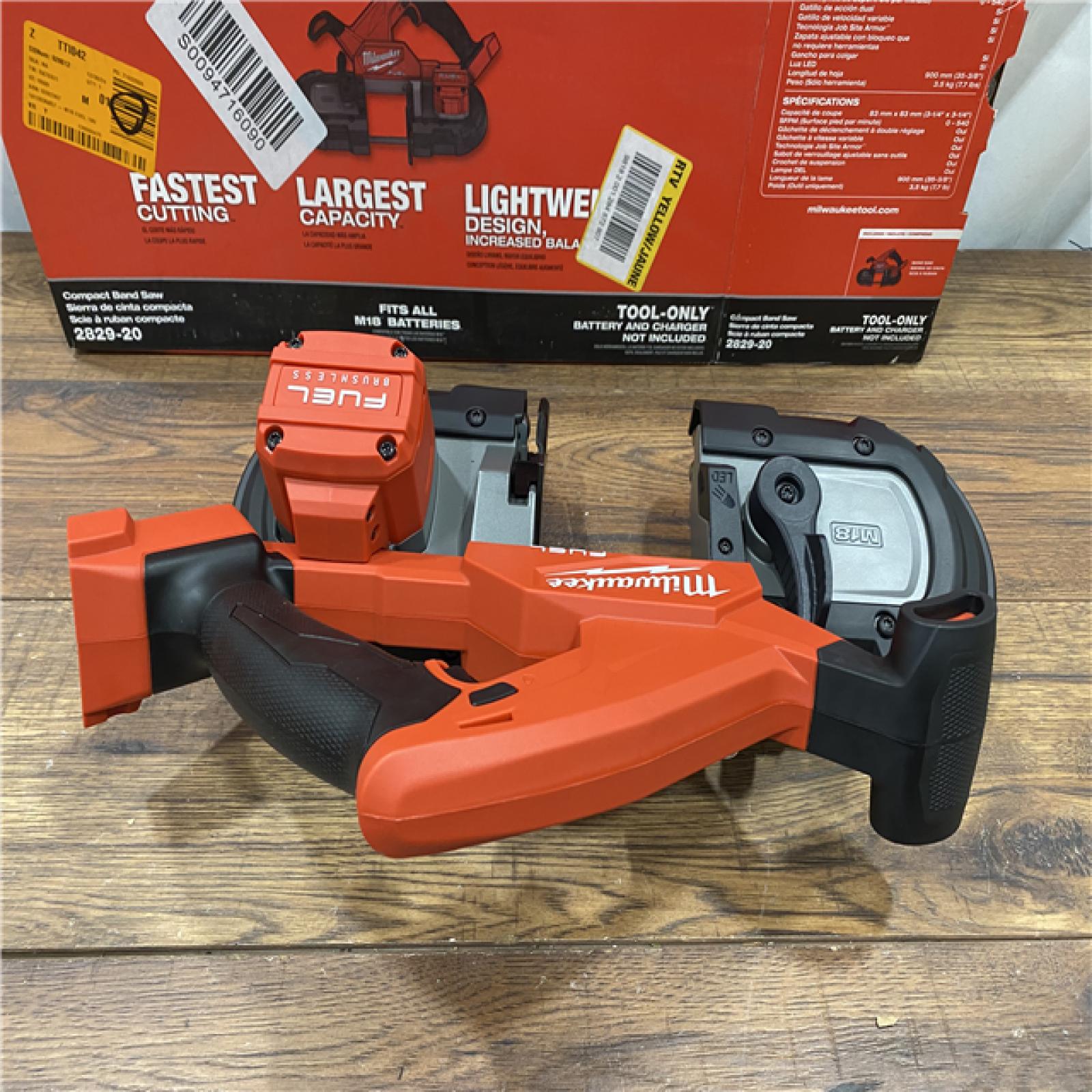 AS -IS Milwaukee M18 FUEL Compact Band Saw