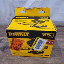 AS-IS DEWALT 20V MAX Lithium-Ion 6.0Ah and 4.0Ah Battery and Charger Starter Kit